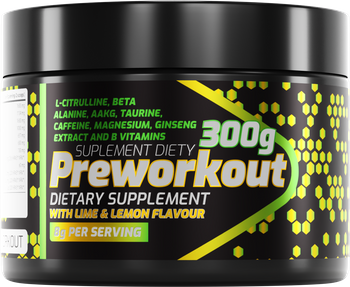 Laborell Pre-workout w proszku 300g lime & lemon