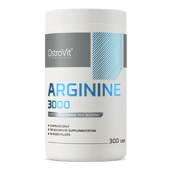 OstroVit ARGININA 1000 mg 300 kapsułek ANTYOKSYDANT