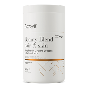 OstroVit Beauty Blend Hair & Skin 360 g francuskiej wanilii