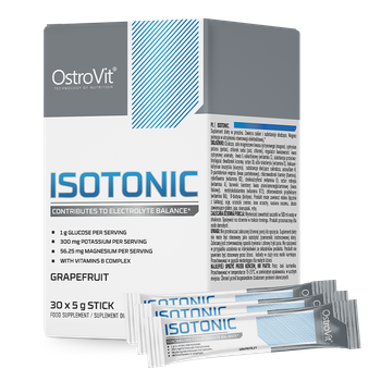 OstroVit Izotonik 5 g x 30 BOX elektrolity o smaku grejpfrutowym