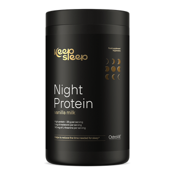 OstroVit Keep Sleep Night Protein 400 g smak waniliowego mleka