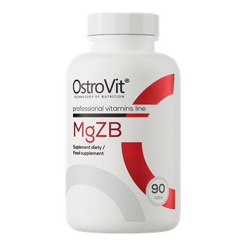 OstroVit MgZB 90 tabletek MAGNEZ + CYNK + WITAMINA B6