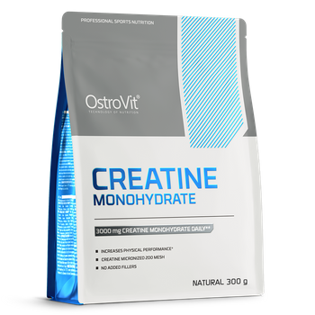 OstroVit Monohydrat Kreatyny 300 g o smaku naturalnym