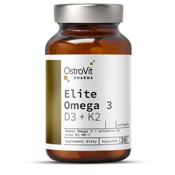 OstroVit Pharma Elite Omega 3 D3 + K2 30 kapsułek