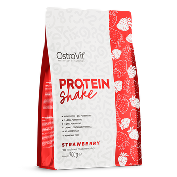 OstroVit Protein Shake 700 g smak truskawkowy