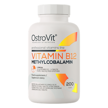 OstroVit Witamina B12 Metylokobalamina 200 tabletek 