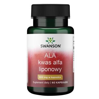 SWANSON ALA 300mg 60 kapsułek Kwas Alfa Liponowy Antyoksydant