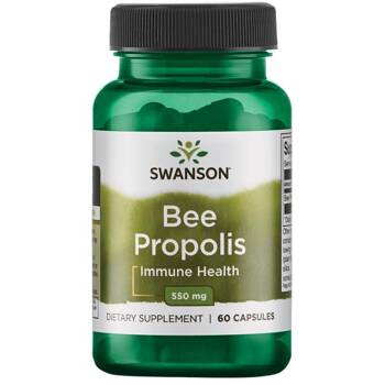 SWANSON Bee Propolis 550mg 60 kaps