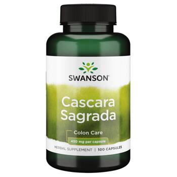 SWANSON Cascara Sagrada 450mg 100kaps