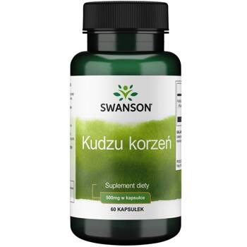 SWANSON Korzeń Kudzu 500mg 60kaps Stres Trawienie Detox Nałogi