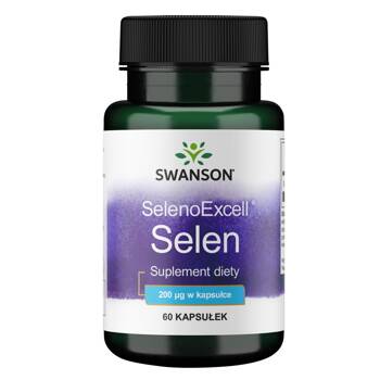 SWANSON SelenoExcell 200mcg 60 kapsułek Naturalny Selen Antyoksydant 