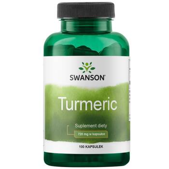 SWANSON Turmeric 720mg 100kapsułek Kurkuma 