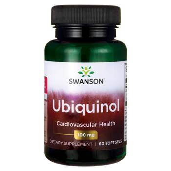 SWANSON Ubiquinol 100mg 60 kapsułek Ubichinol Koenzym Q10