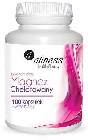  ALINESS MAGNEZ CHELATOWANY 560 mg + Wit B6 100kaps