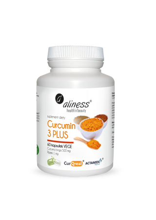 ALINESS Curcumin 500 mg Complex3 PLUS + Piperin