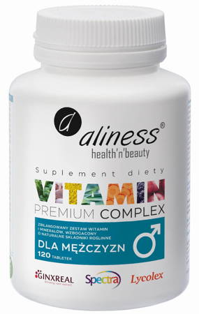 ALINESS Premium Vitamin Complex dla mężczyzn x 120 tabletek