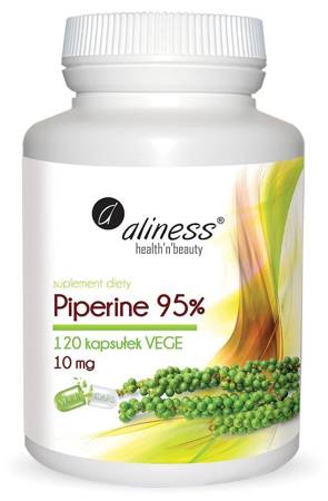 Aliness Piperine 95% 10 mg x 120 kapsułek 