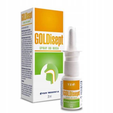 GOLDIsept spray do nosa 20 ml na katar