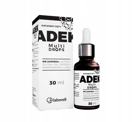 Laborell Multiwitamina ADEK krople witamina A, D, E, K 30ml