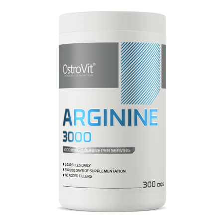 OstroVit ARGININA 1000 mg 300 kapsułek ANTYOKSYDANT