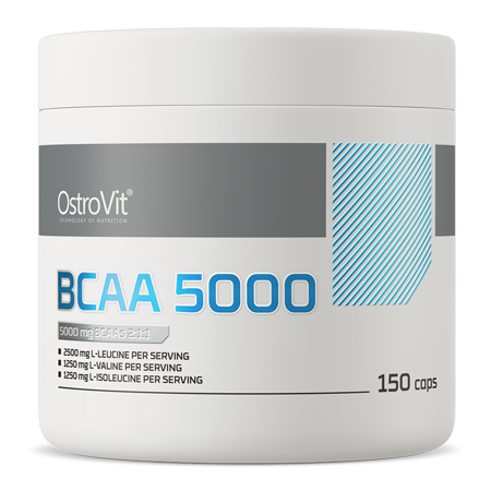 OstroVit BCAA 5000 mg 150 kapsułek