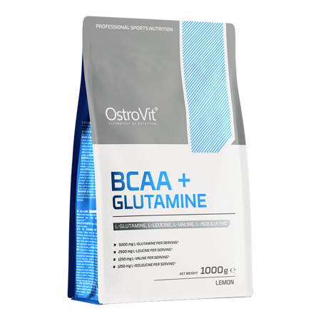 OstroVit BCAA + Glutamina 1000 g cytrynowy