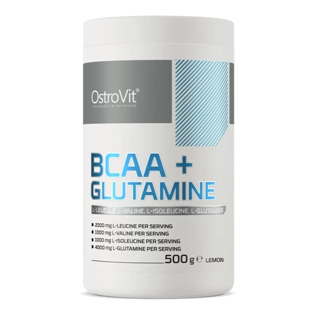 OstroVit BCAA + Glutamina 500 g cytrynowy