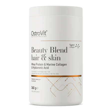 OstroVit Beauty Blend Hair & Skin 360 g francuskiej wanilii