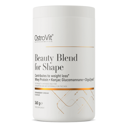 OstroVit Beauty Blend for Shape 360 g kremowej truskawki