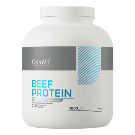 OstroVit Beef Protein 1800 g waniliowy