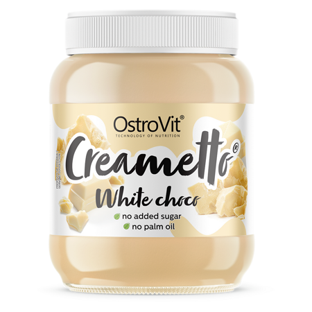 OstroVit Creametto 350 g krem o smaku białej czekolady