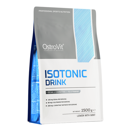 OstroVit Izotonik Drink 1500 g elektrolity o smaku cytrynowo-miętowym