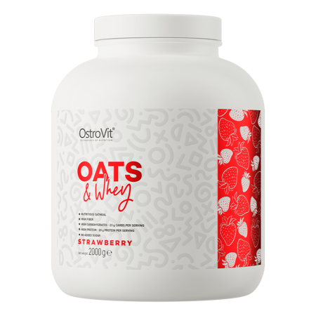 OstroVit OATS & Whey 2000 g truskawkowy