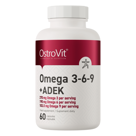 OstroVit Omega 3-6-9 + ADEK 60 kapsułek