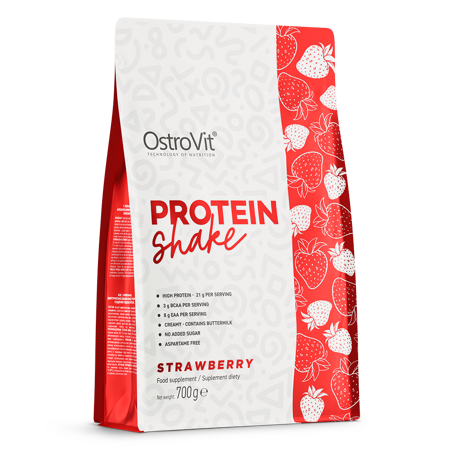 OstroVit Protein Shake 700 g smak truskawkowy