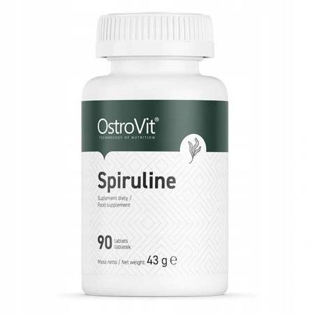 OstroVit SPIRULINA 90 tab ALGI SUPERFOOD 18 aminokwasów