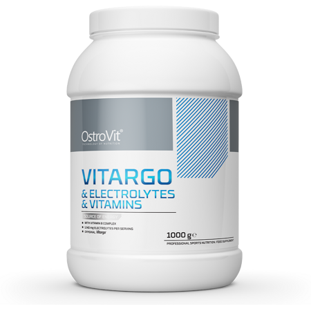 OstroVit Vitargo + Elektrolity + Witaminy 1000 g o smaku wieloowocowym