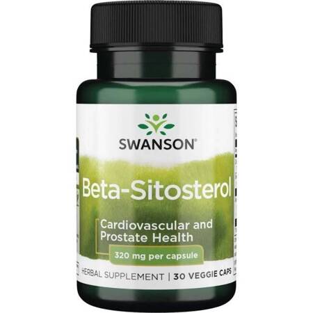 SWANSON Beta-Sitosterol 320mg 30 kapsułek Układ moczowy Prostata