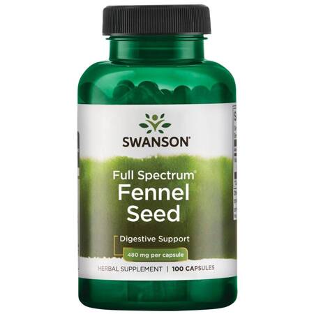 SWANSON Fennel KOPER WŁOSKI 480mg 100 kaps