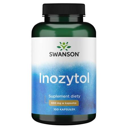 SWANSON Inozytol 650mg 100kapsułek Witamina B8 Inositol 