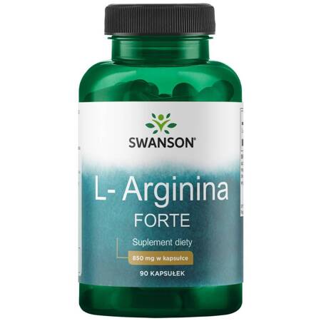 SWANSON L-arginina forte 850mg 90 kaps