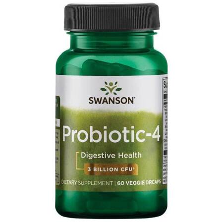 SWANSON Probiotic-4 60kapsułek Jelita Lactobacillus Trawienie