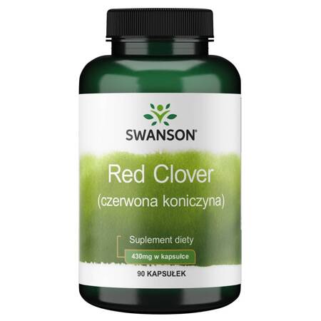 SWANSON Red Clover 430mg 90kaps Koniczyna Czerowna Menopauza