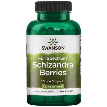 SWANSON Schizandra 90 kapsułek Cytryniec Chiński Wątroba Stres