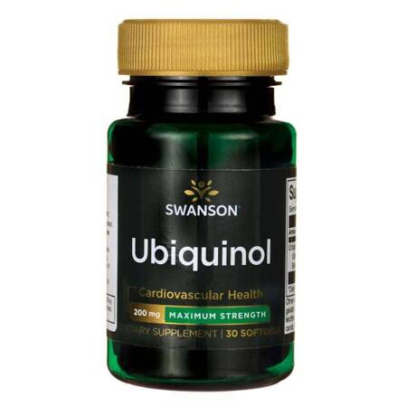 SWANSON Ubiquinol 200mg 30 kapsułek Ubichinol Serce Antyoksydant