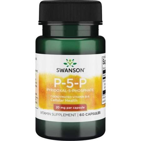 SWANSON Witamina B6 20mg 60 kapsułek P-5-P