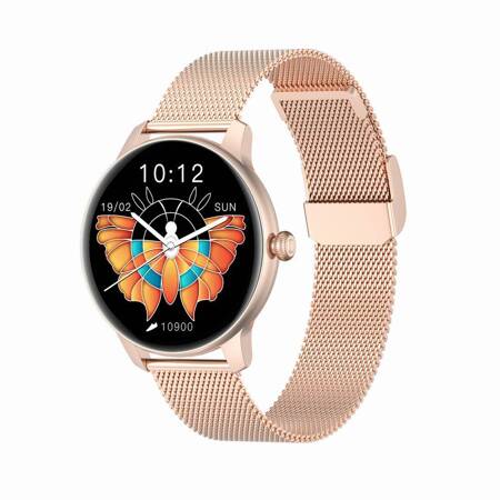 Smartwatch zegarek elektroniczny Oromed ORO-LADY GOLD NEXT