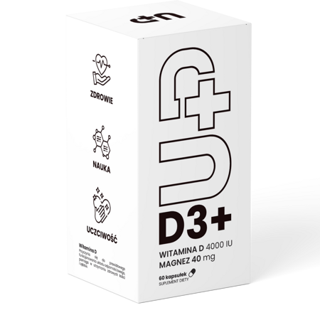 Up Health Pharma D3+ 60 kapsułek